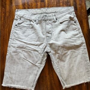 American Eagle Outfitters Light Gray Jean Shorts size 32